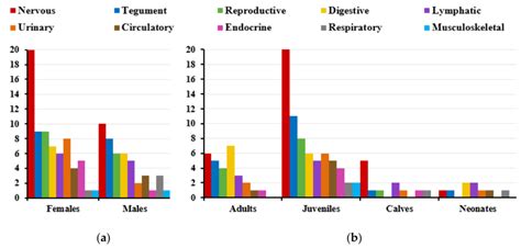 Number Of Tissues In Each Organ System That Tested Positive To Hv Dna