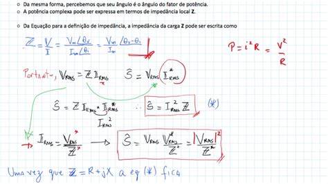 Potência Complexa Corrente Alternada Youtube