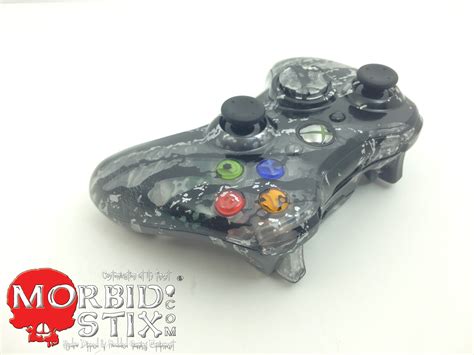 Clear Savage Camo Xbox 360 Wireless Controller Wtp 200 8 Morbidstix