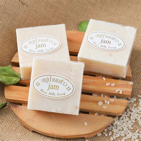 Thailand Jam Rice Milk Soap Original Wholesale Handmade Soap Rice Milk