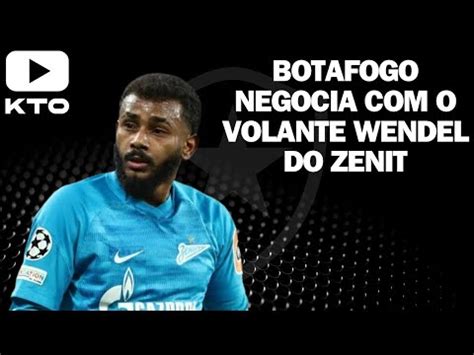 BOTAFOGO NEGOCIA O VOLANTE WENDELL DO ZENIT EMPRÉSTIMO