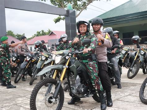 TNI Polri Di Morowali Kerjasama Jaga Situasi Kondusif Jelang Pemilu