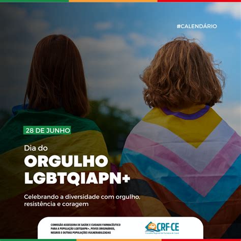 Calend Rio De Junho Dia Internacional Do Orgulho Lgbtqiapn Crf Ce