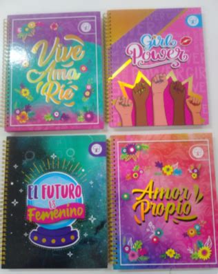 Cuaderno Universitario 100 Hjs 7 Mm Tapa Dura ARTETOP Mujer Joyas