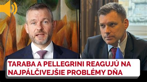 PRITVRDILI Tomáš Taraba a Peter Pellegrini si poriadne podali médiá v