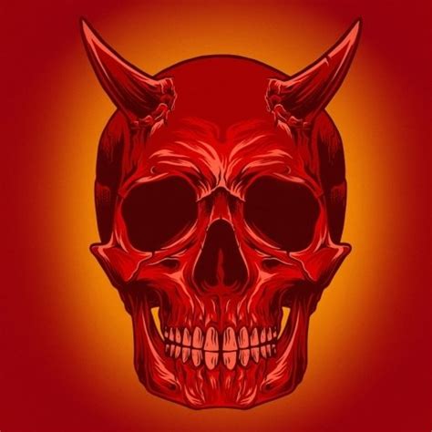 Download Skull Minimalist Dark Pfp