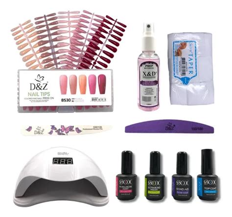 Caixa Soft Gel Nude Preparadores Prep Cabine Lixas Promo Frete grátis