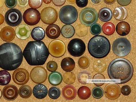 Antique Vintage Vegetable Ivory Tagua Nut Carved Whistle Buttons