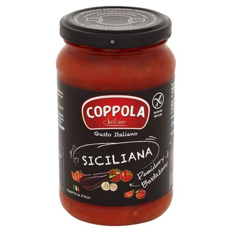 Coppola Siciliana Sos pomidorowy z bakłażanem 350 g Zakupy online z