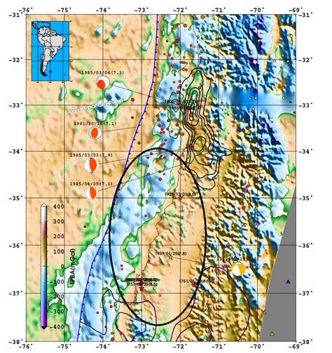 Earthquake of February 27, 2010 offshore Maule, Southern Chile (27.02. ...