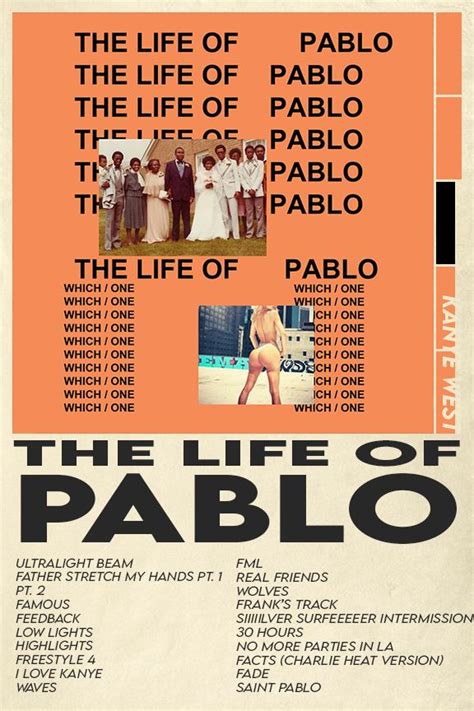 The Life Of Pablo Poster By Aidan Train Hip Hop Poster Real