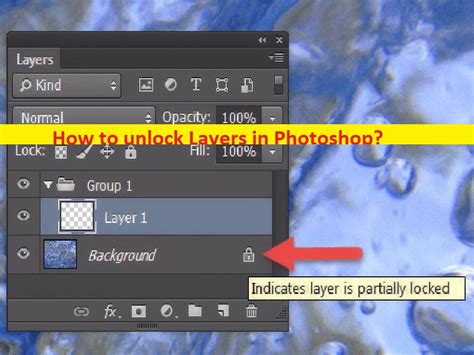 Comment déverrouiller des calques dans Photoshop Étapes Techs Gizmos