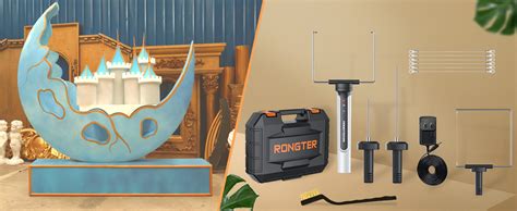 RONGTER 4 In 1 Hot Wire Electric Foam Cutter Kit Styrofoam Cutting