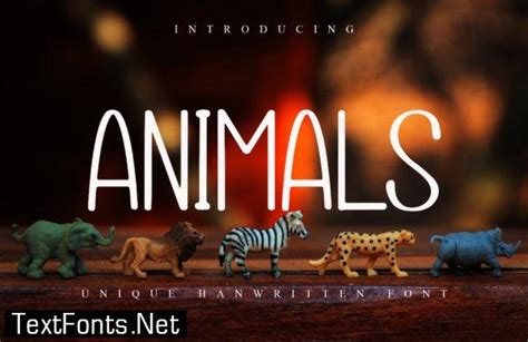 Animals Font