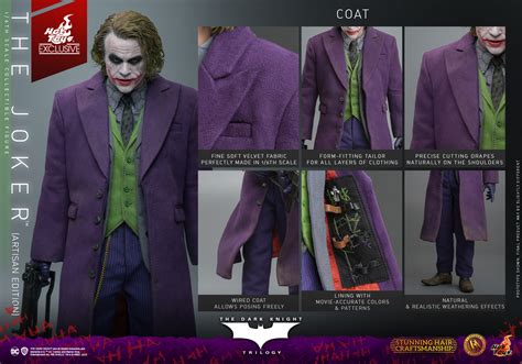 Hot Toys DX The Dark Knight Trilogy The Joker Artisan Edition Hot Toys Complete Checklist