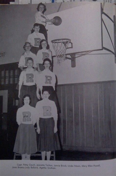 Rome GA Rome High School Basketball Cheerleaders circa 1950s. Go Hilltoppers! | Cheerleading ...