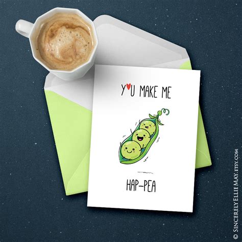 Funny Thank You Pun Card Great For Valentine Anniversary Or Etsy