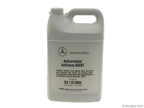 2014 2014 Mercedes Benz Cla250 Engine Coolant Antifreeze