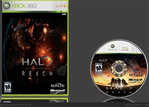 Halo Reach Xbox 360 Box Art Cover by alphasteam542