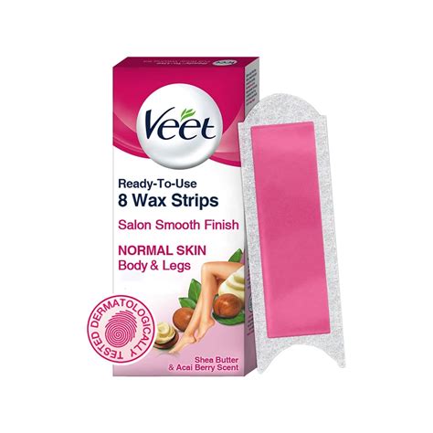 Buy Veet Instant Waxing Kit For Normal Skin 8 Strips Online And Get Upto