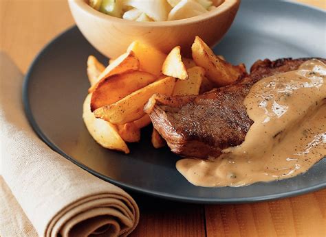 Entrecote Met Pepersaus En Witlofsla Recept Allerhande Albert Heijn