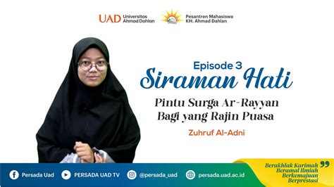 Pintu Surga Ar Rayyan Bagi Yang Rajin Puasa Siraman Hati Zuhruf Al