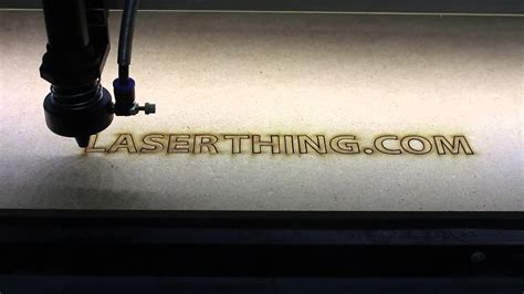 Laser Cutting 1 4 MDF YouTube