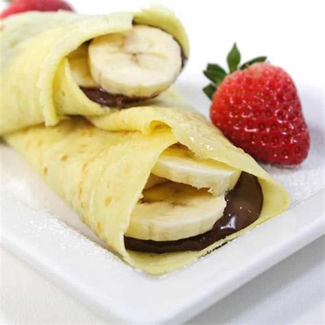 Crepes Nutella E Banane Recette24