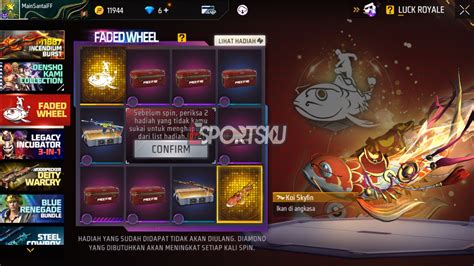 Cara Dapatkan Animasi Koi Descend Dan Skywing Skywin Free Fire Ff