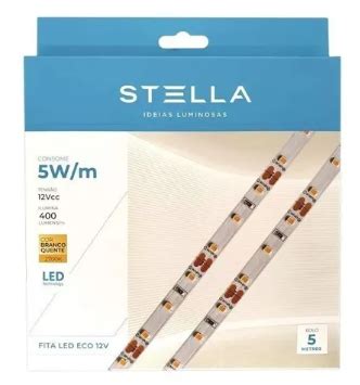 Fita De Led Eco W M V Ip Rol M Stella