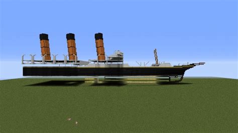 Ss Titan Fictional Ocean Liner Minecraft Project