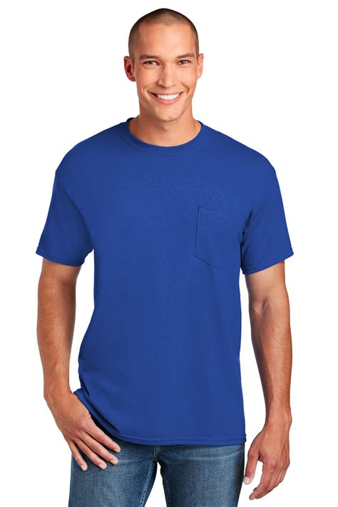 Gildan® Dryblend® 50 Cotton 50 Poly Pocket T Shirt 50 50 Blend T