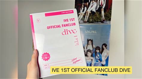 Ive Ive St Official Fanclub Dive Unboxing