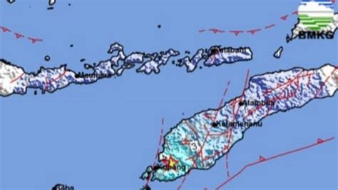 Gempa Terkini Larantuka NTT Dan Sekitarnya Bergetar Magnitudo 5 1