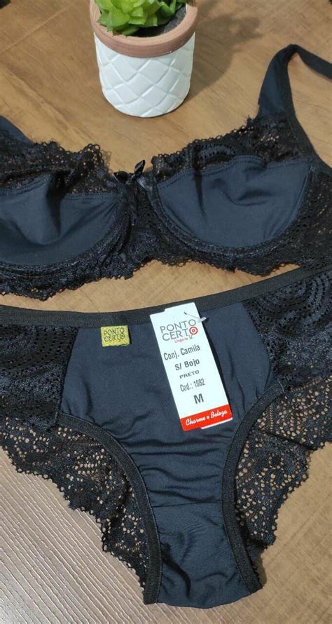 Comprar Conjunto Camila Sem Bojo Aro Sexy Microfibra Poliamida Ponto Certo Lingerie