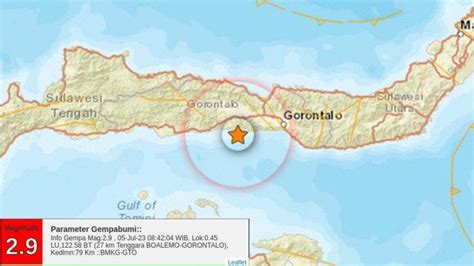 Gempa Terkini Rabu Pagi Juli Guncangan Di Laut Info Bmkg