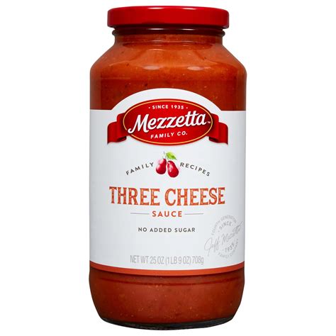 Mezzetta Family Recipes Three Cheese Pasta Sauce - Shop Pasta sauces at ...