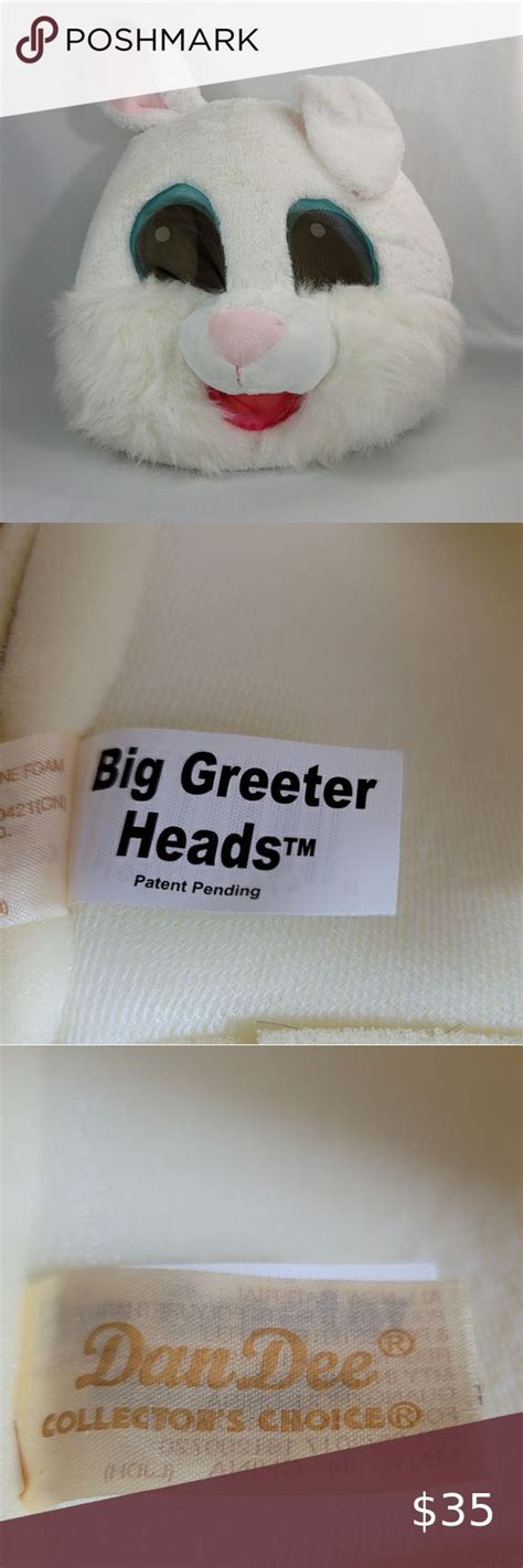 Dan Dee Collectors Choice Big Greeter Heads Rabbit Bunny Costume Head