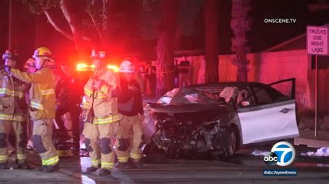 Rialto Crash 2 Killed When Suspected Drunk Driver Fleeing From Police