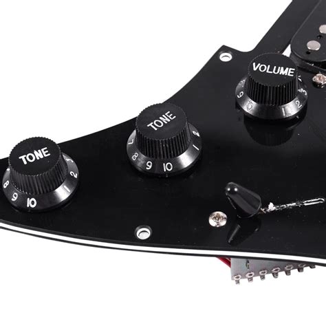 Загруженный Prewired электрогитара Pickguard 11 Hole Hsh звукосниматели ...