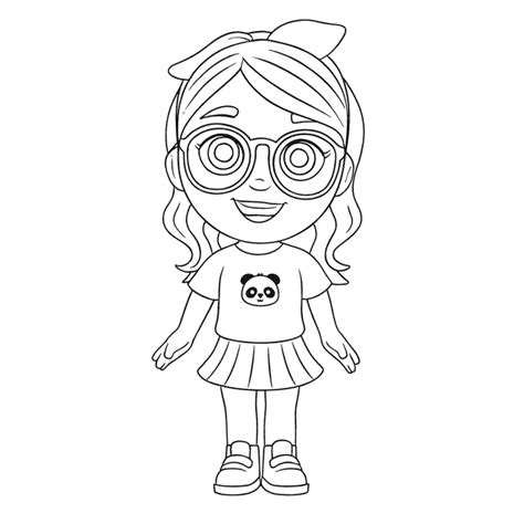 Panda Da Luluca Para Colorir - 10 Desenhos da Luluca para colorir e imprimir