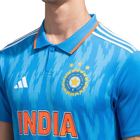 Adidas Official India Cricket Odi Fan Jersey Yashi Sports Inc