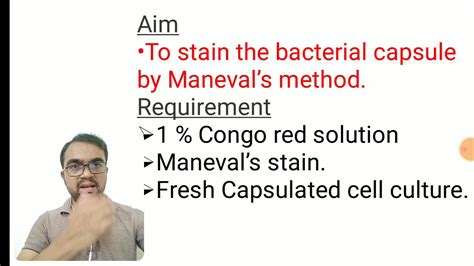 Bacterial Capsule Staining By Maneval S Method By Dr Jaysing Patil