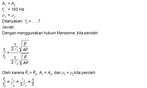 Pengertian Dan Bunyi Hukum Mersenne Beserta Rumus Dan Contoh Soalnya