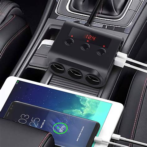 A Quick Charge Usb Car Charger Poorten Lcd Grandado