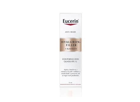 Creme Facial Anti Idade Eucerin Hyaluron Filler Elasticity Contorno