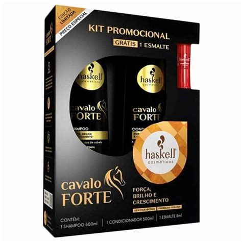 Promopack Haskell Cavalo Forte 500ml 1 Esmalte Shopee Brasil