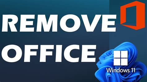 How To Completely Remove Office From Windows Youtube