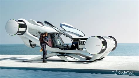 Weird New Flying Car Uses A Drum-Shaped Fan Instead Of Propellers To Fly | Carscoops