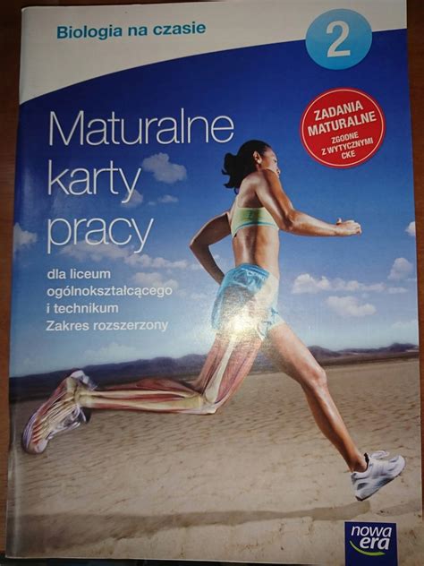 MATURALNE KARTY PRACY BIOLOGIA 2 10459819985 Oficjalne Archiwum Allegro